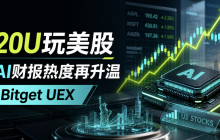 The AI financial report is heating up again. How to enter the U.S. stock market with 20U?