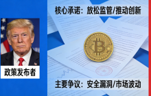 特朗普加密新政，承诺与争议的一年