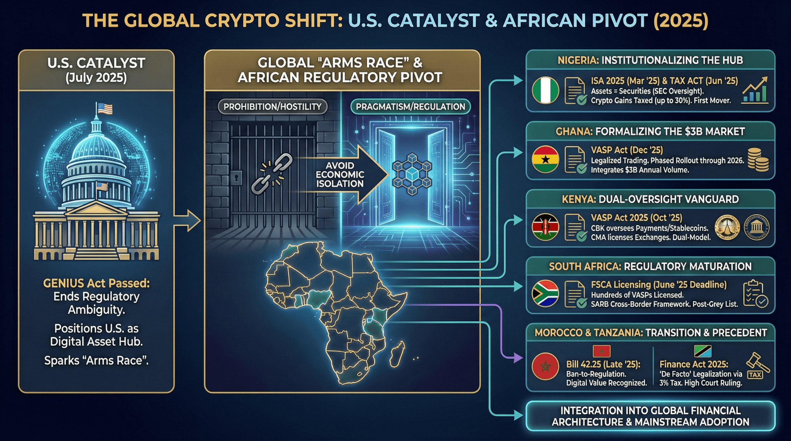 GENIUS法案的影响：美国政策转变如何点燃非洲的加密复兴