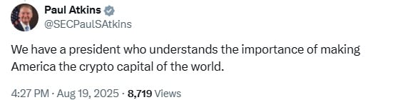 美国加密政策转向支持增长，SEC规则制定取代执法打击