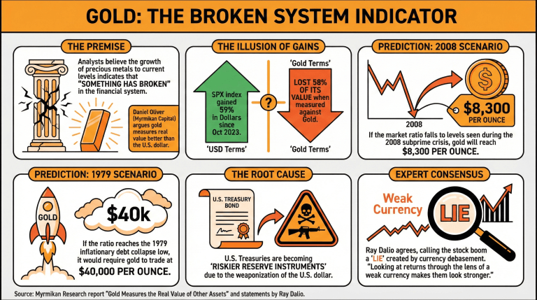 Myrmikan Capital: 黄金的增长突显了美国股市的疲软