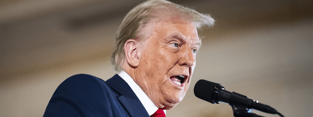 特朗普的关税言论和政策僵局使比特币下跌，市场转向防御