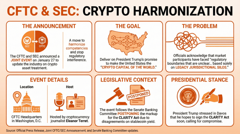CFTC和SEC宣布活动以协调未来在加密市场的行动 CFTC和SEC宣布活动以协调未来在加密市场的行动