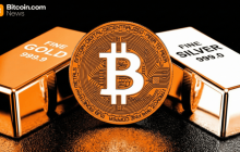 黄金和白银再次创下纪录，接近历史高位；比特币落后