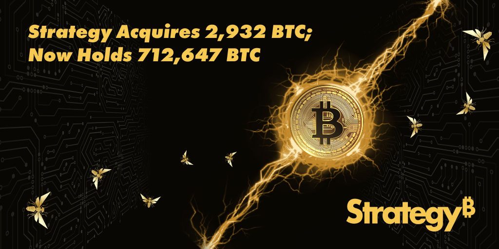 'Unstoppable Orange' Delivers: Strategy Expands Bitcoin Hoard by 2,932 BTC