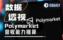 Data calculations suggest that Polymarket's annual revenue exceeding 100 million is not difficult, with the premise assumption being...