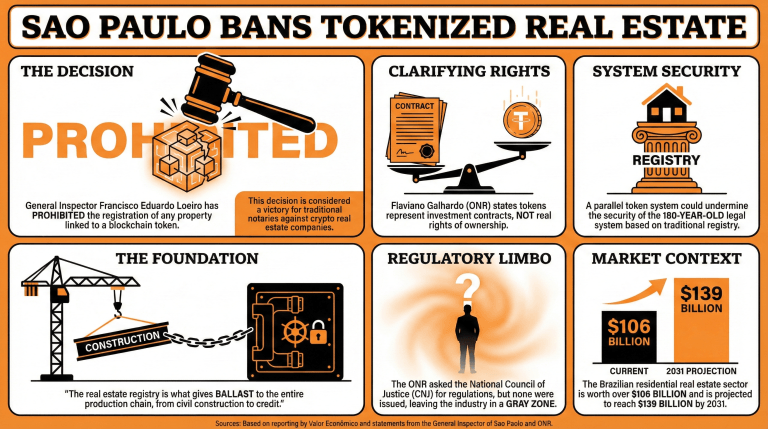 圣保罗禁止房地产代币化注册流程