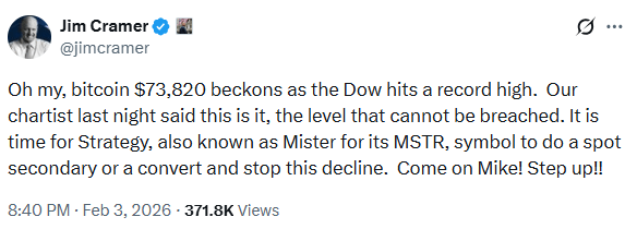 Bitcoin Falls to $72,000 Intraday Low, Market Cap Down $500B Since Mid‑January Peak