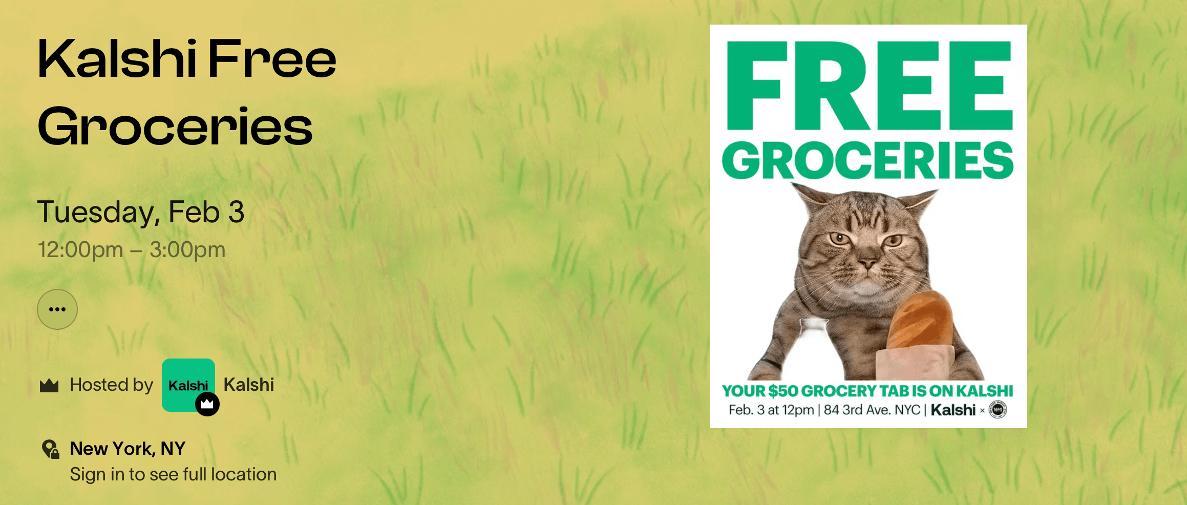 Polymarket’s Free Grocery Store Pop-up Aims to One-up Kalshi’s Viral Giveaway