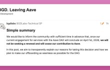 BGD Labs are rage quitting Aave DAO after 4 years