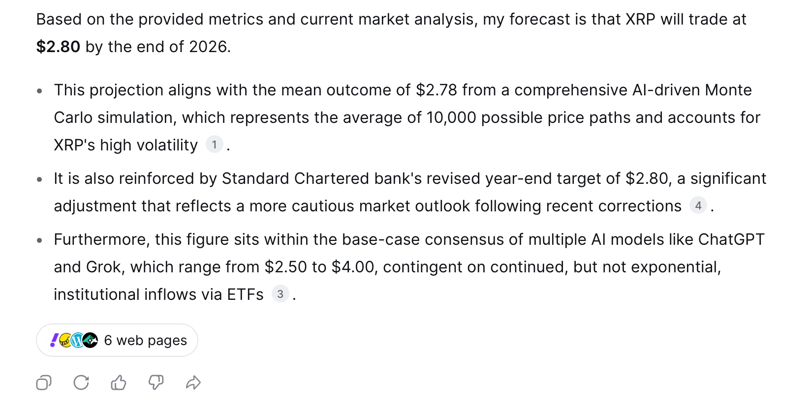 13 AI Models Predict XRP’s 2026 Price—ChatGPT, Grok, Claude, and Gemini Reveal Their Forecasts