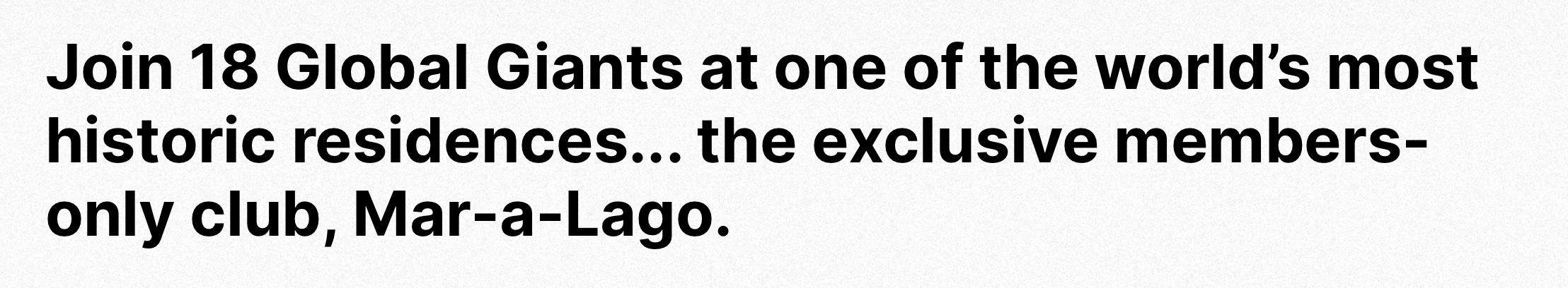 特朗普迷因币持有者竞争马阿拉戈会议名额