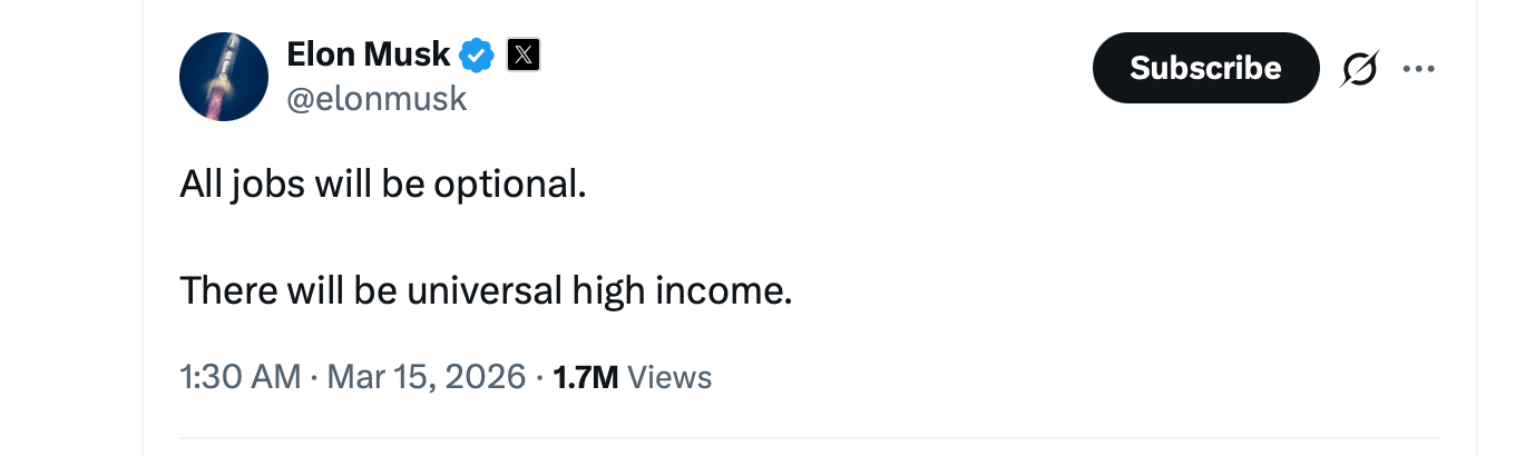 Elon Musk Weighs In After Andrej Karpathy’s AI Job Exposure Map Goes Viral