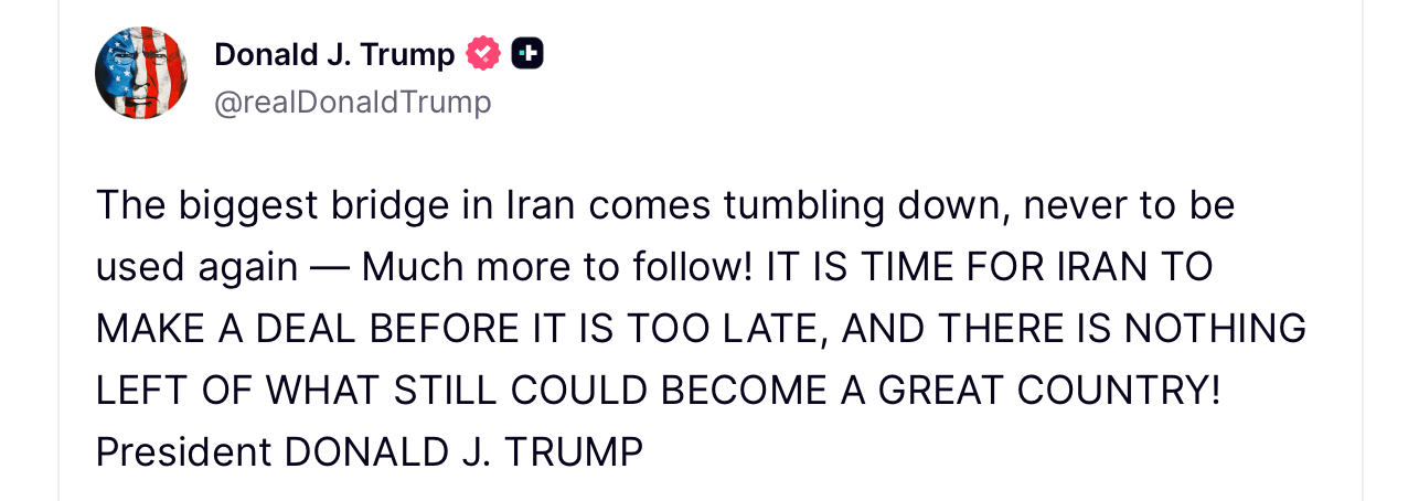 特朗普的1.5万亿美元国防预算推动、伊朗警告使股票、黄金和比特币下跌