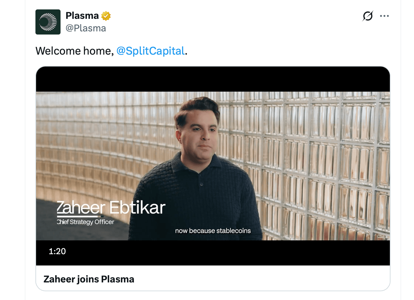 加密对冲基金Split Capital在100%回报后关闭;艾布提卡转向Plasma 加密对冲基金Split Capital在100%回报后关闭;艾布提卡转向Plasma