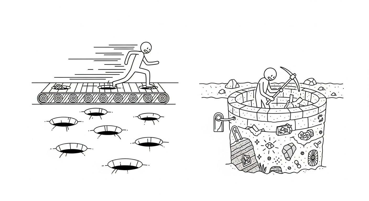 刷经历vs深度钻研