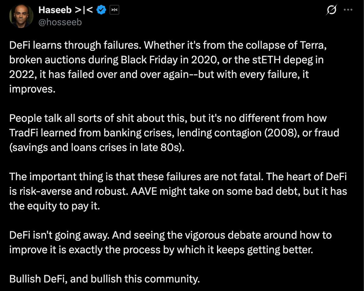 Curve创始人在KelpDAO事件后呼吁DeFi安全标准