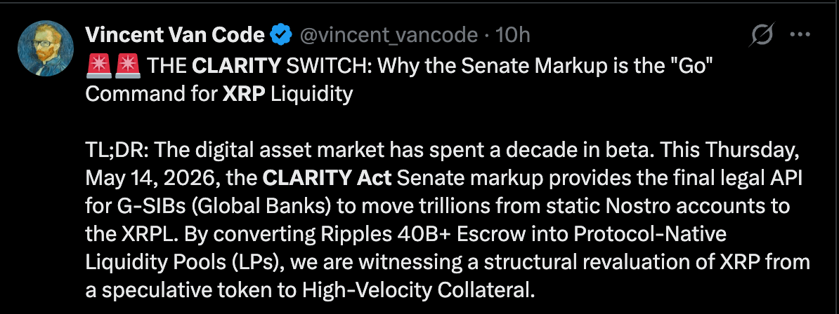 摩根士丹利推动比特币资金流入，XRP交易所交易基金在清晰法案希望中撤回2600万美元