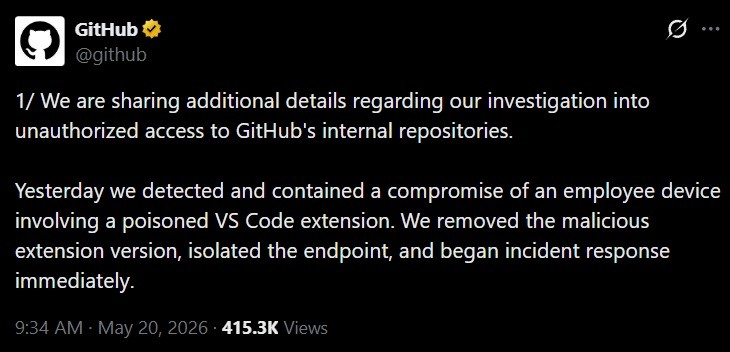 GitHub 蠕虫影响 1600 万下载的 npm 包