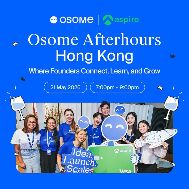 Osome AfterHours Hong Kong: Founders Night🌟 的封面图片