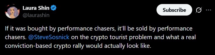 Sosnick Warns Crypto's 'Tourists' Are Cashing out as Bitcoin ETFs Bleed $1.42 Billion