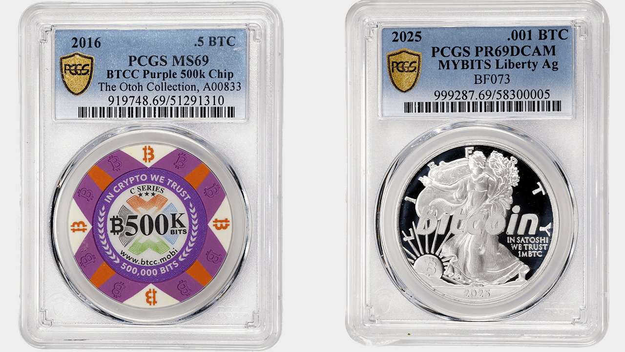 Stack's Bowers Auctions Funded 0.5 Bitcoin Casascius Token From America's 237th Birthday 来自 Stack's Bowers 加密收藏的作品。