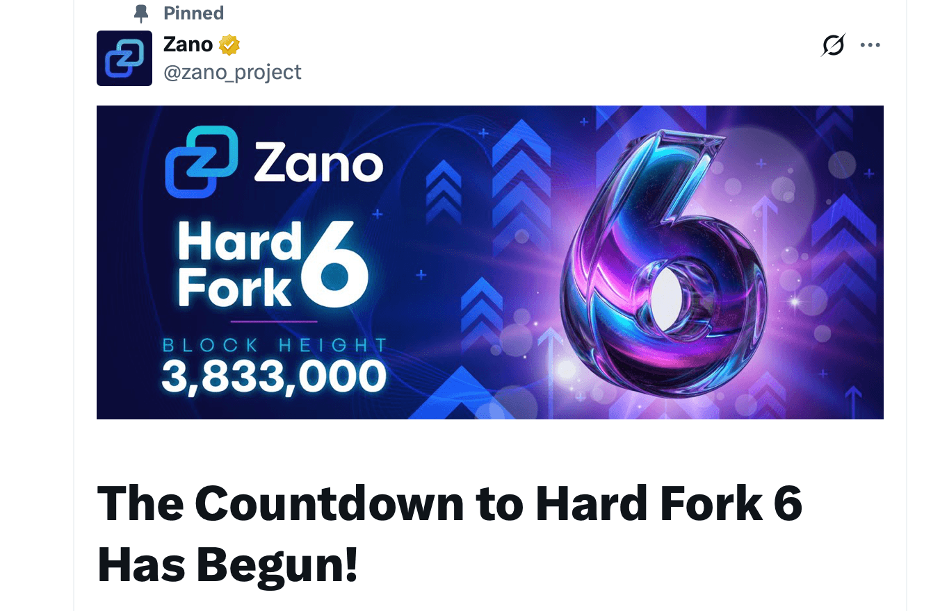 Zano在周一的帖子。