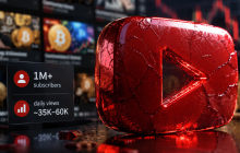 YouTube 加密频道观看量 2026 下跌 70%，散户注意力危机正在改写下一轮周期