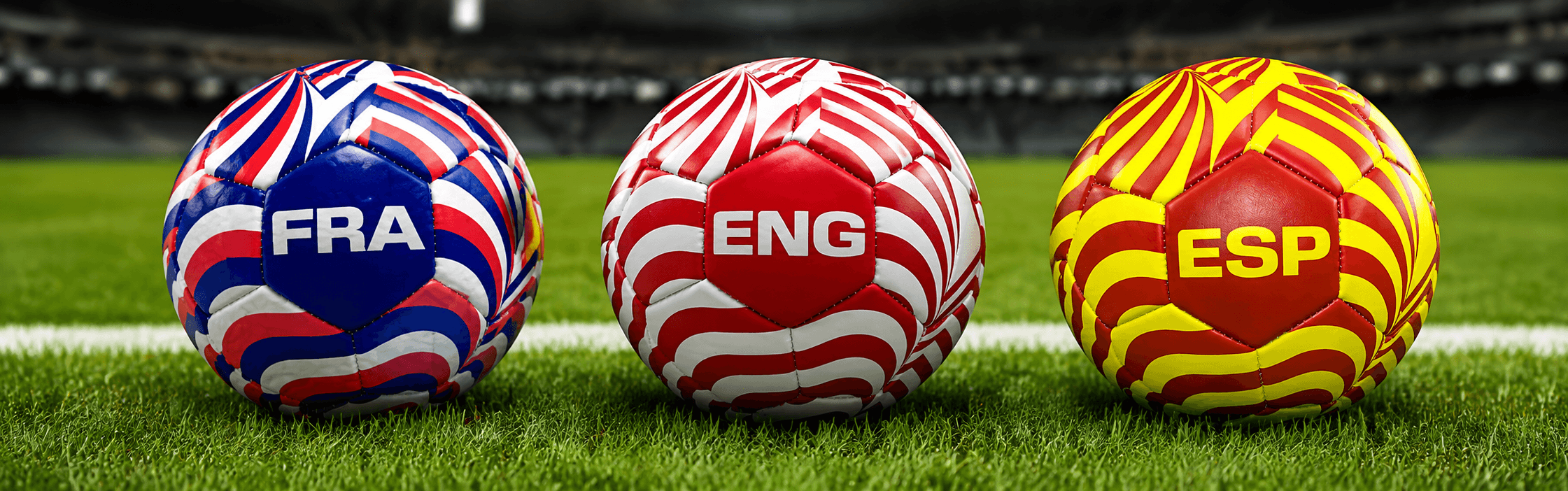 世界杯预测市场在购买热潮中达到 58.1 亿美元 三个 FIFA 世界杯球和不同的球队。