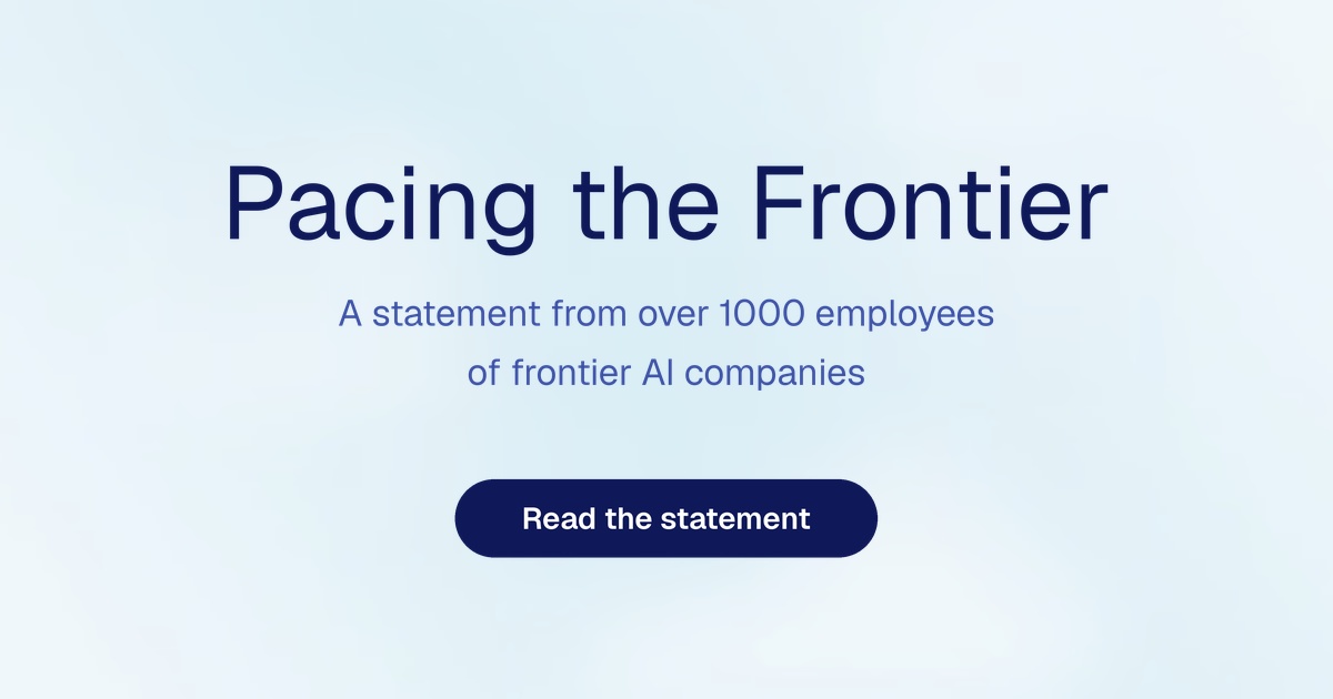 Pacing the Frontier initiative official preview image