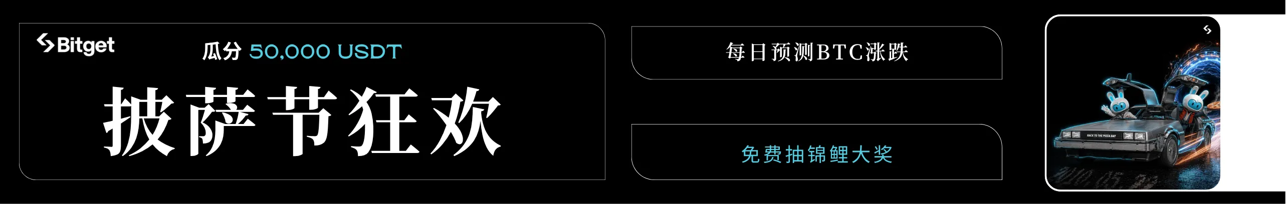 披萨节送5万U！每日猜涨跌免费抽奖