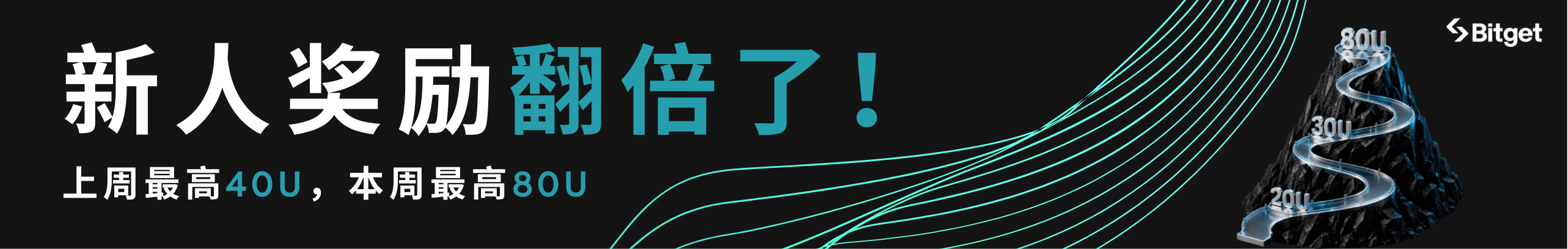 上周40U，本周80U，羊毛翻倍！